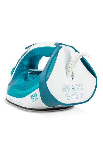 Zass Steam iron Zass A 18, 2200W, 120g/min steam, ceramic soleplate, 250 ml tank, adjustable thermostat