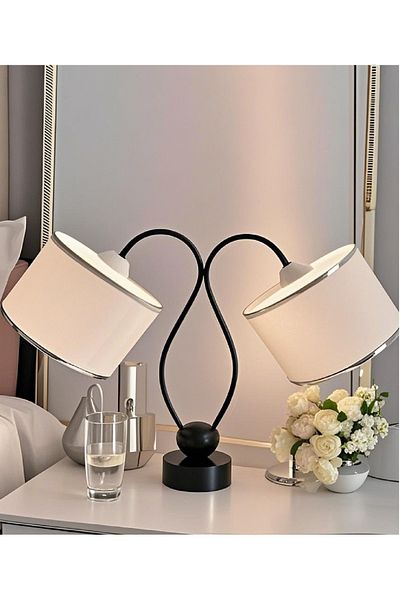 571 Store Swan Lamp Shade Metal Body Fabric Head