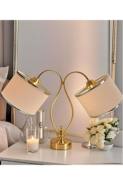 571 Store غطاء مصباح من القماش بجسم معدني من SWAN