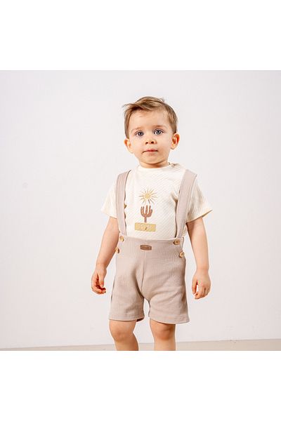 Joviel Little Emu Sun Salopet Set