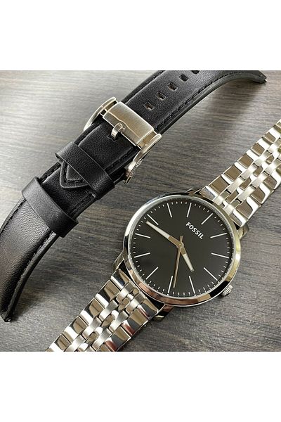 Fossil Ceas Barbati, Fossil, Luther BQ2466SET, Set cu Bratara suplimentara