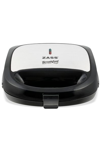 Zass Aparat de făcut sandwich-uri multifuncțional (3 în 1) Zass ZSMD 04, 750W, 3 plăci din teflon 23x13cm sandwich-uri/vafe