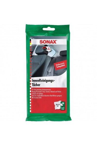 Sonax Șervețele umede auto pentru suprafețe interioare, 10 buc Sonax