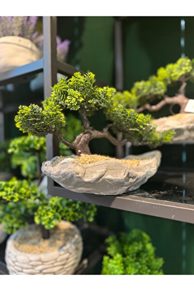hediye ESTERHOMEDECOR Saksıda küçük yapay ağaç ebat 26*19cm