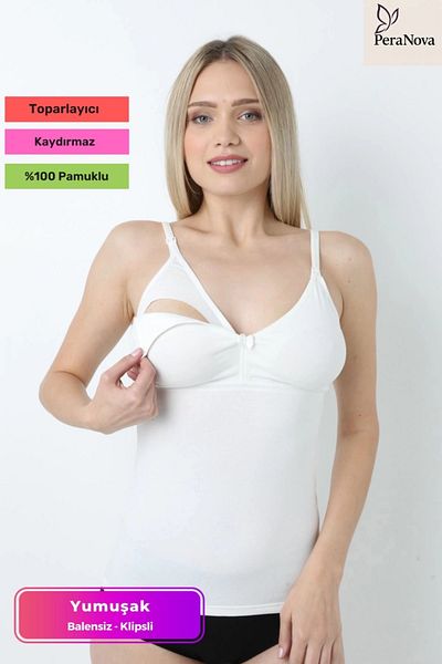PeraNova Premium Soft Recovery Comfortable Seamless Breathable Stylish Maternity Breastfeeding Bra Without Underwire