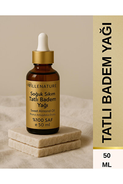 VILLENATURE Soğuk Sıkım TATLI BADEM YAĞI 50 ML