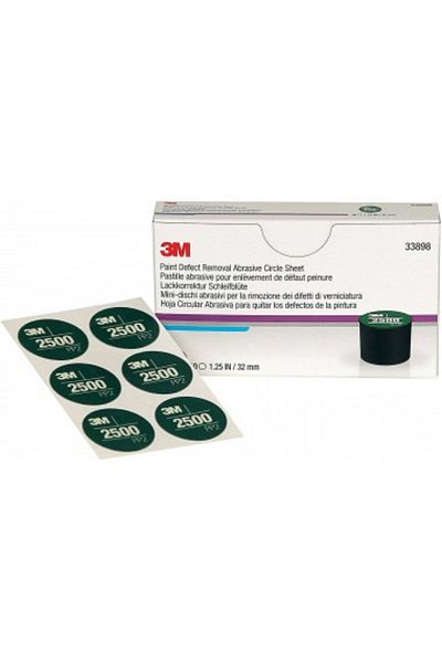 3M Folie abrazivă circulară pentru îndepărtarea defectelor de vopsea P2500 10 buc/cutie, 3M