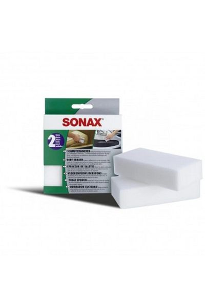 Sonax Set de 2 bureți pentru îndepărtarea murdăriei de pe componentele din plastic ale interiorului mașinii Sonax