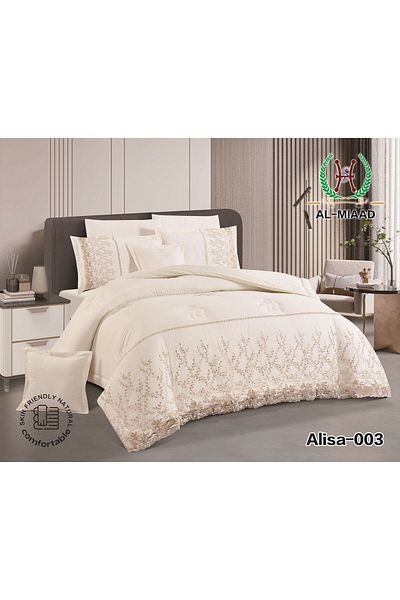 Gerenic 8-piece lace layer bridal bedspread