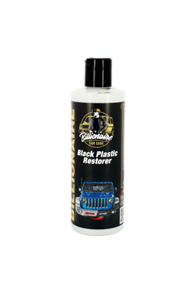 Billionaire Soluție Black Plastic Restorer 300 ml pentru restaurarea elementelor exterioare din plastic