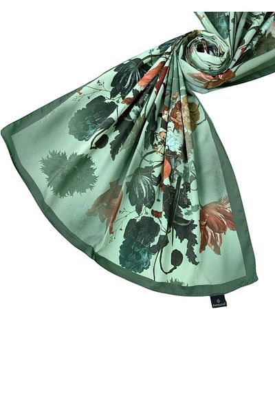 mim eşarp Emproyal Voile Cotton Shawl 75X190 cm - Floral Pattern