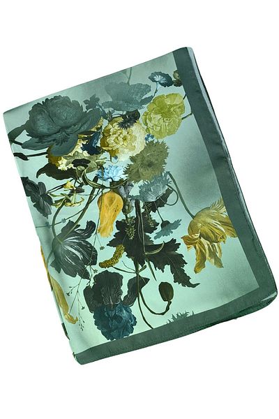 mim eşarp Emproyal Voile Cotton Shawl 75X190 cm - Floral Pattern