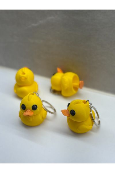 Wuun Store Cute Moving Duck Keychain