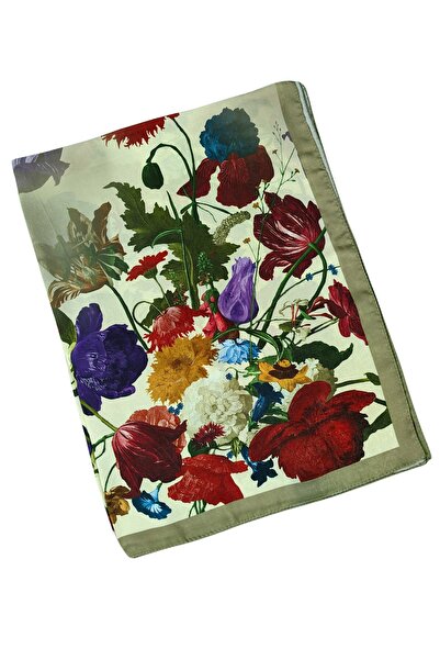 mim eşarp Βαμβακερό σάλι Emproyal Voile 75x190 cm - Floral Pattern