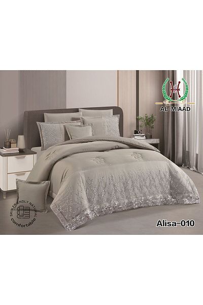 Gerenic 8-piece lace layer bridal bedspread