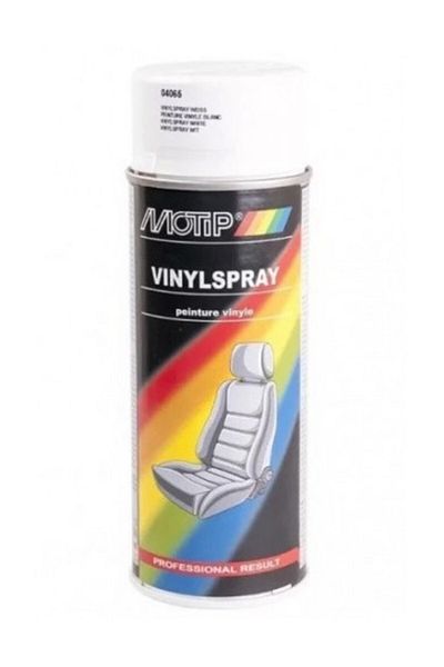 Motip White Leather Spray Paint 200ml White