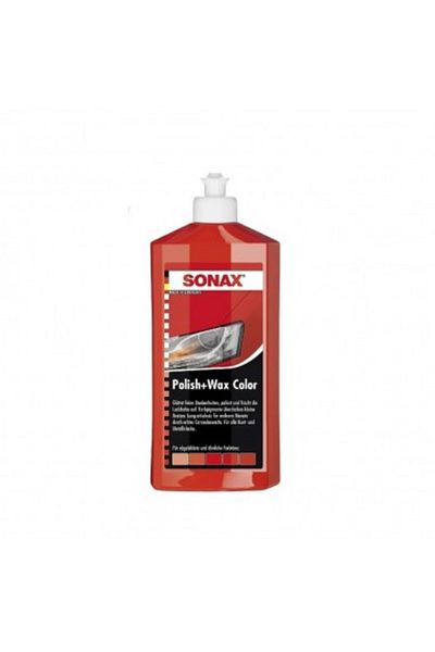 Sonax Nano Pro Wax Polish Paste, Red, 500ml