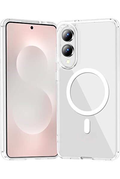 m.tk moveteck Samsung Galaxy S25 Edge Kılıf Magsafe Wireless Kablosuz Şarj De...