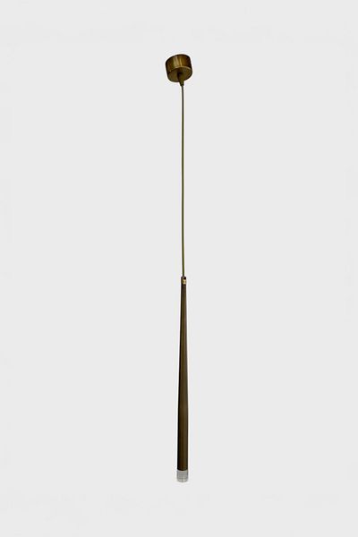 Favori Aydınlatma Modern Slim Pendant Lamp Chandelier Brass Antique Transparent Tip