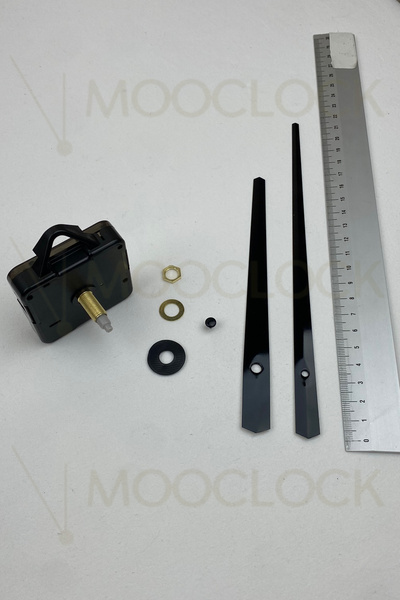 MOOCLOCK Saat Makinası, Akar Sessiz Duvar Saati Mekanizması, 22 MM UZUN şaft,...