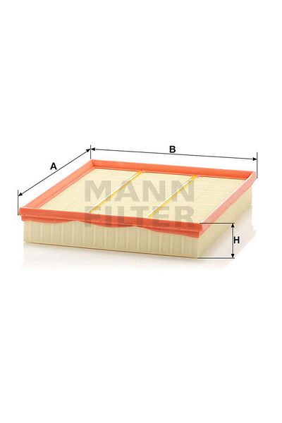 MANN C 2716 Air Filter Smart Fortwo Coupe / Cabrio Ii 451 1.0 Brabus Turbo 102Hp 09/10-09/14 Gnzrz
