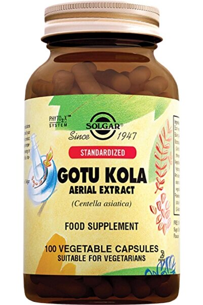 Solgar Gotu Kola Aerial Extract 100 Kapsül