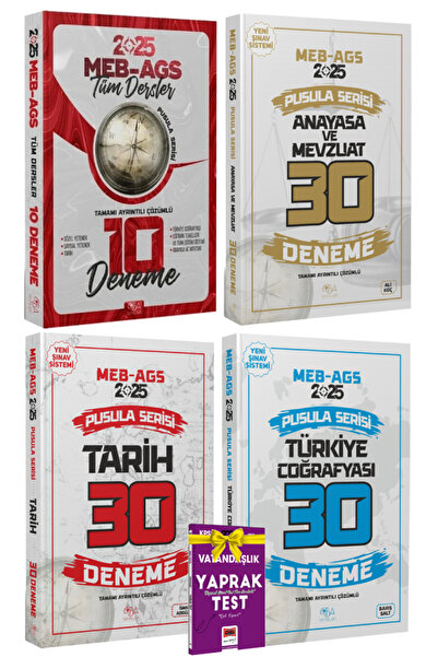 CBA Akademi 2025 CBA MEB AGS 10 Deneme+AGS Anayasa Deneme+AGS Tarih Deneme+AG...