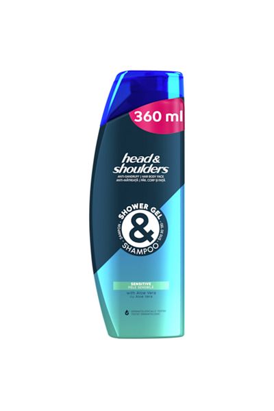Head&Shoulders Head & Shoulders Sensitive shower gel and shampoo, for sensitive skin, 360 ml
