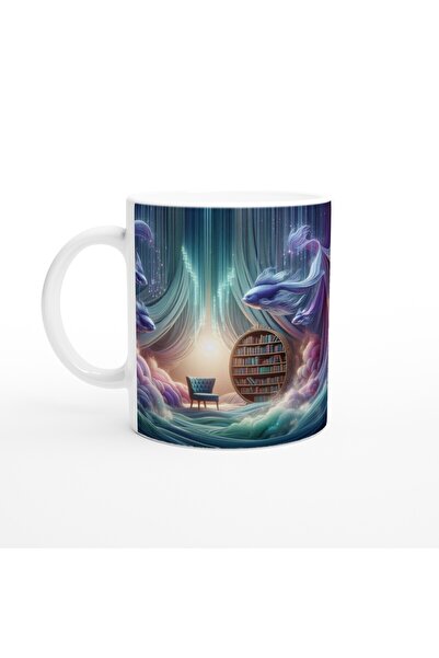 MESCHAIN كوب قهوة مطبوع عليه برج الحوت - Zodyak Libra Vs1