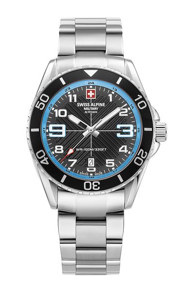 Swiss Alpine Military Mens Watch Swiss Military 7029.1131, Quartz, 42mm, 10ATM