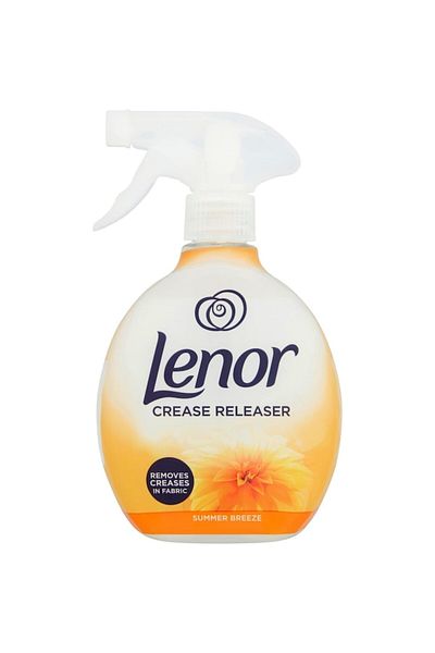 lenor Spray de eliminare cute de pe haine fara calcare, Lenor Crease Releaser, Summer Breeze, 500 ml