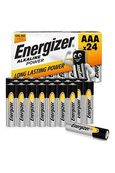 Energizer AAA Batteries, Alkaline Power, 24 Pack, AAA Battery Pack - Noon Exclusive