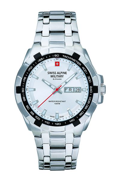 Swiss Alpine Military Mens Watch Swiss Military 7043.1132, Quartz, 42mm, 10ATM