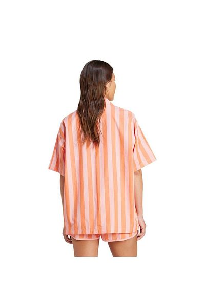 adidas Women's Pink T-Shirt Resort Ss Shirt Kc0745