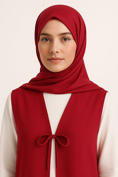 Misue Handmade Medina Silk Shawl, 75X190 Flowing, Non-Slip, Wrinkle-Free, Light and Comfortable Fabric, Hijab Headscarf