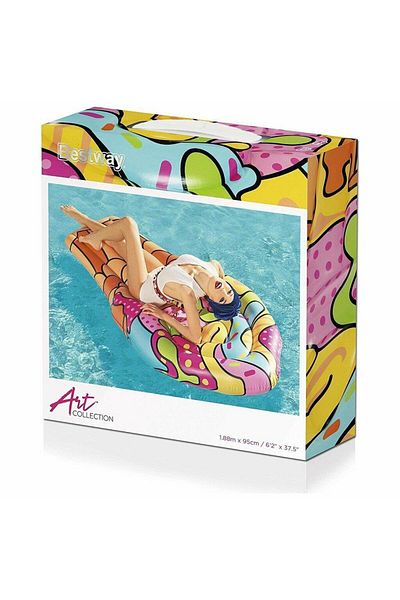 merland benvecocuk Pop Patterned Ice Cream Bed 188 Cm - 43185 (Lisinya)