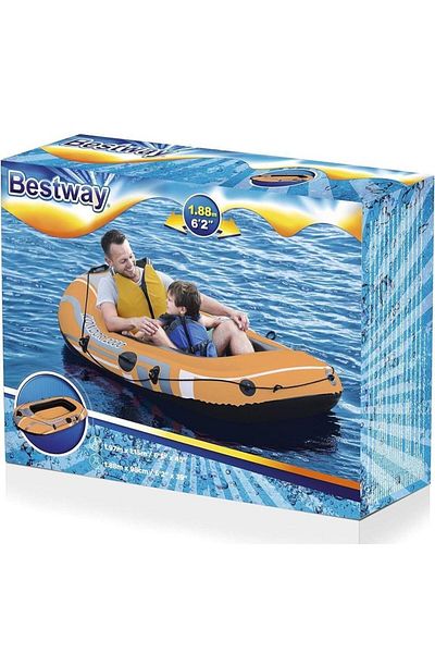 BESTWAY 2-Person Inflatable Boat Hydroforce 196X114 cm Bestway - 61100 (Lisinya)