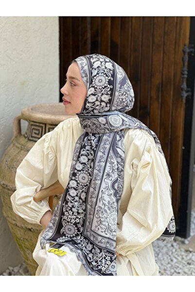 Modakaşmir شال تانكا بنمط وردي