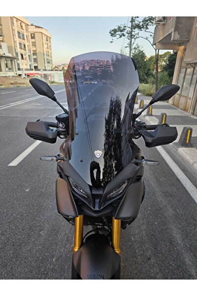 MOTOCAM Yamaha Tracer 900 Siperlik Ön Cam 2023-2025 Model 61cm Siyah Renkli 4mm