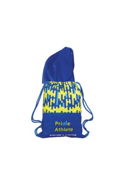 Dynamic Waterproof Drawstring Backpack with Hood, Satin Material, 47×36 cm
