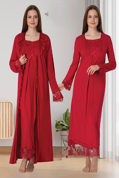 Puerpera Effortt Pregnant Maternity Nightgown and Morning Gown 3041