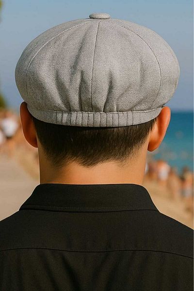 Mood Agenda Men's Cotton Linen Baretta Hat