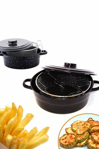 Skygo Essan Fireproof and Non-Stick Fryer Frying Pot