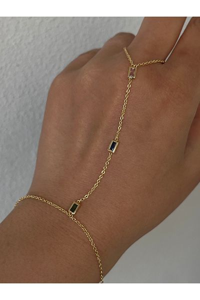 Twinssis Accessories Colorful Stone Chain Şahmeran
