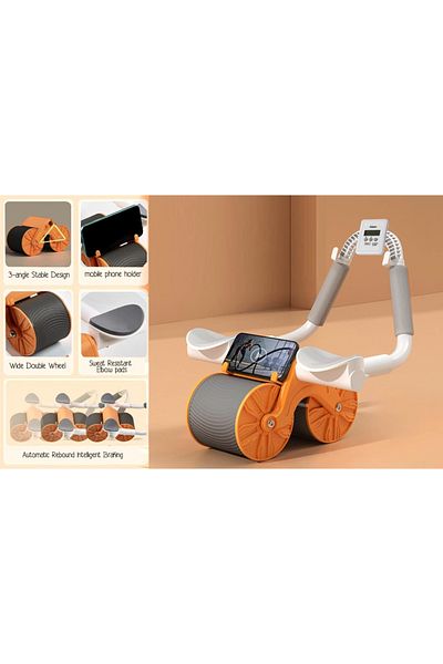 Denx Automatic Rebound Abdominal Wheel,Ab Roller for Abdominal Exercise Machine,Abs Workout Equipment