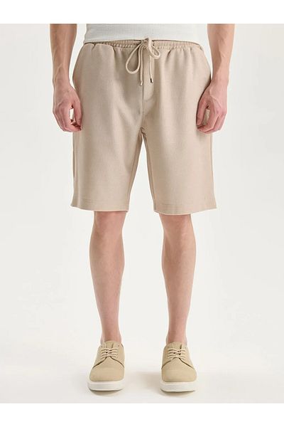 LC Waikiki Ανδρικό σορτς LCW Vision Black Slim Fit