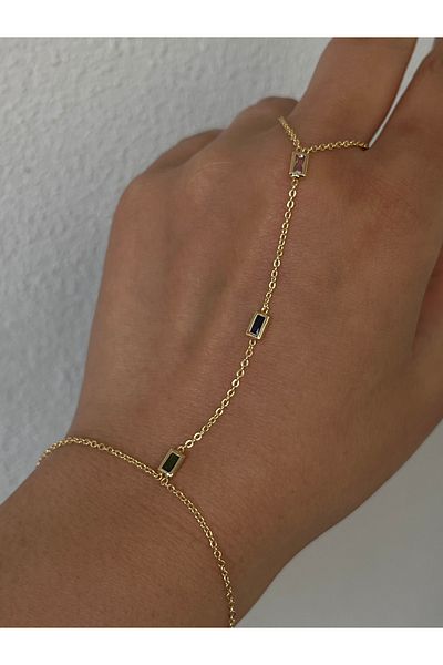 Twinssis Accessories Colorful Stone Chain Şahmeran