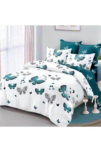 Patul Lenjerie Bumbac Finet, Pucioasa, Pat Dublu, 2 Persoane, 6 Piese