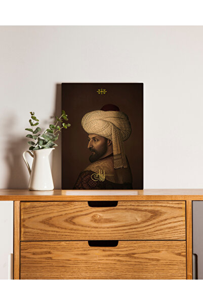 ea artworks Fatih Sultan Mehmet Kanvas Tablo