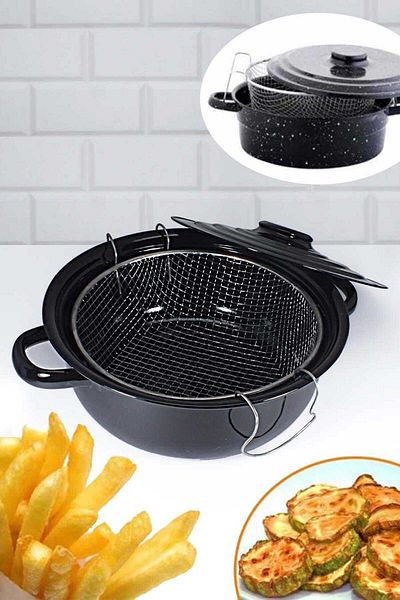 Skygo Essan Fireproof and Non-Stick Fryer Frying Pot